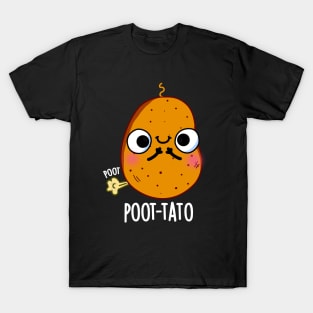 Poot-tato Funny Farting Potato Pun T-Shirt